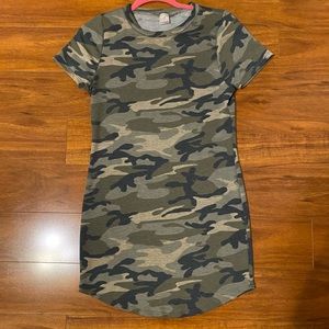 Camo T-Shirt Dress